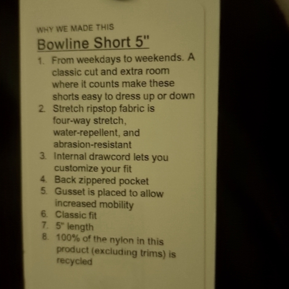 Lululemon's men's shorts set of 3 in navy - Picture 5 of 7